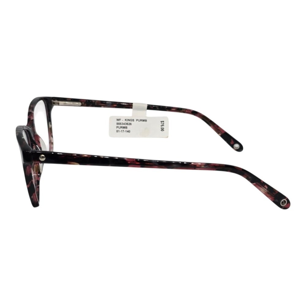 WF Kings PURMB Eyeglasses‎ Frame Tortoise Purple 51-17-140 - Picture 2 of 6